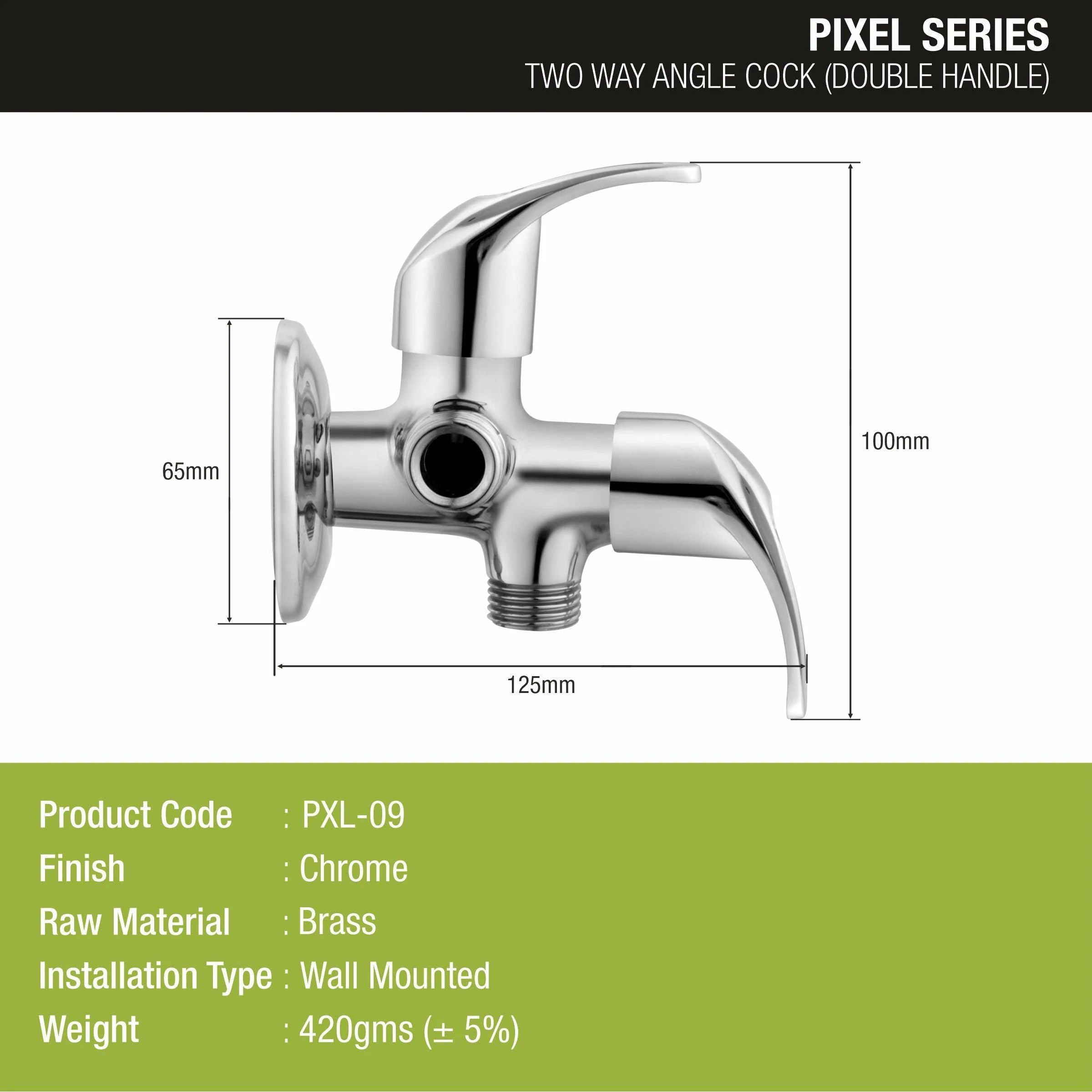 Pixel Two Way  Angle Valve Faucet - LIPKA - Image 2