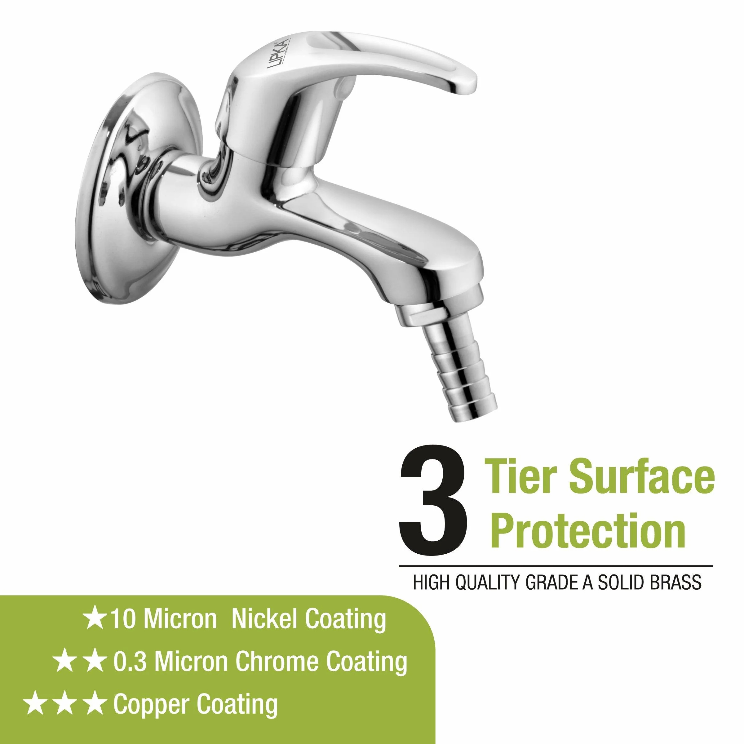 Pixel Nozzle Bib Tap Brass Faucet - LIPKA - Image 4