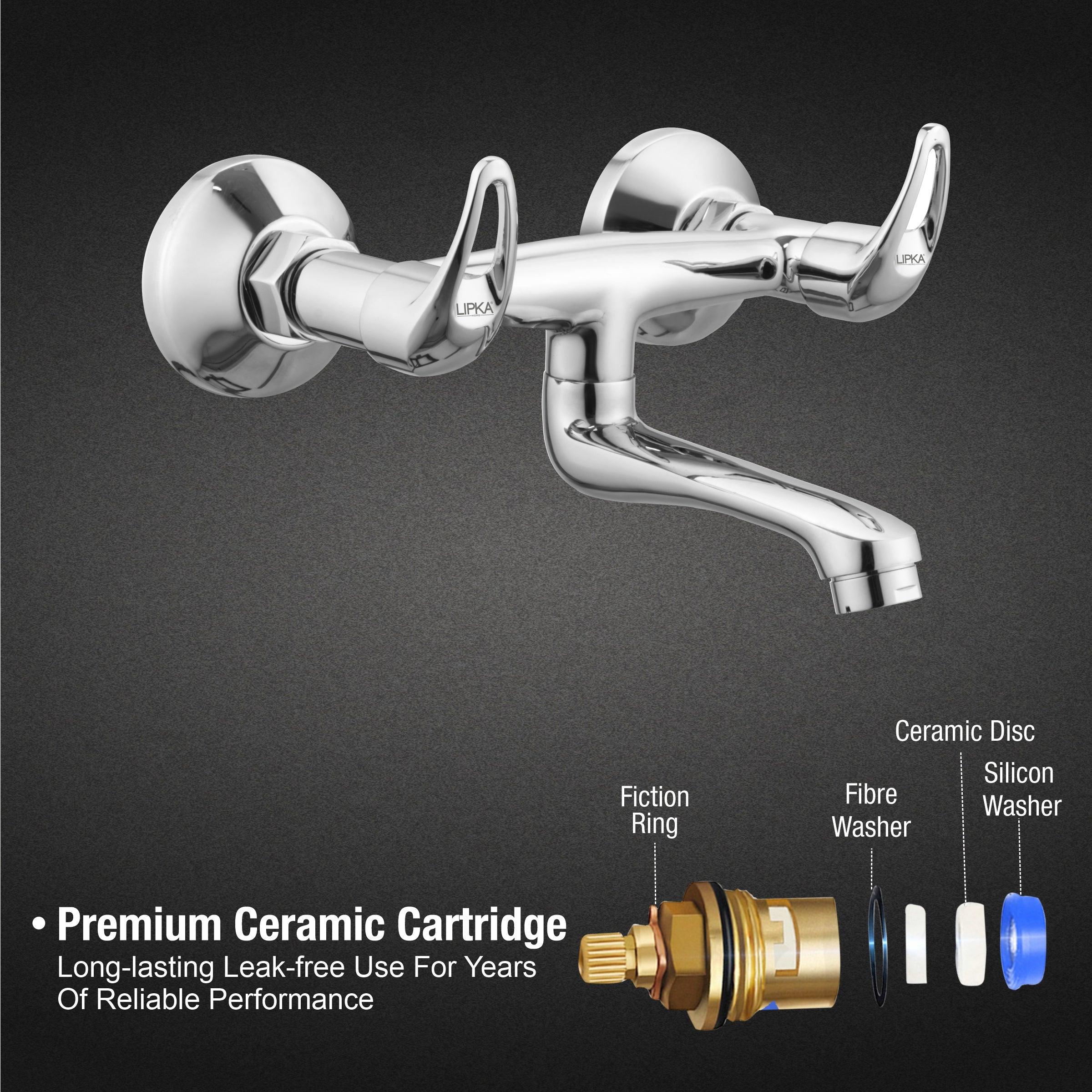 Pixel Wall Mixer Brass Faucet - LIPKA - Image 3