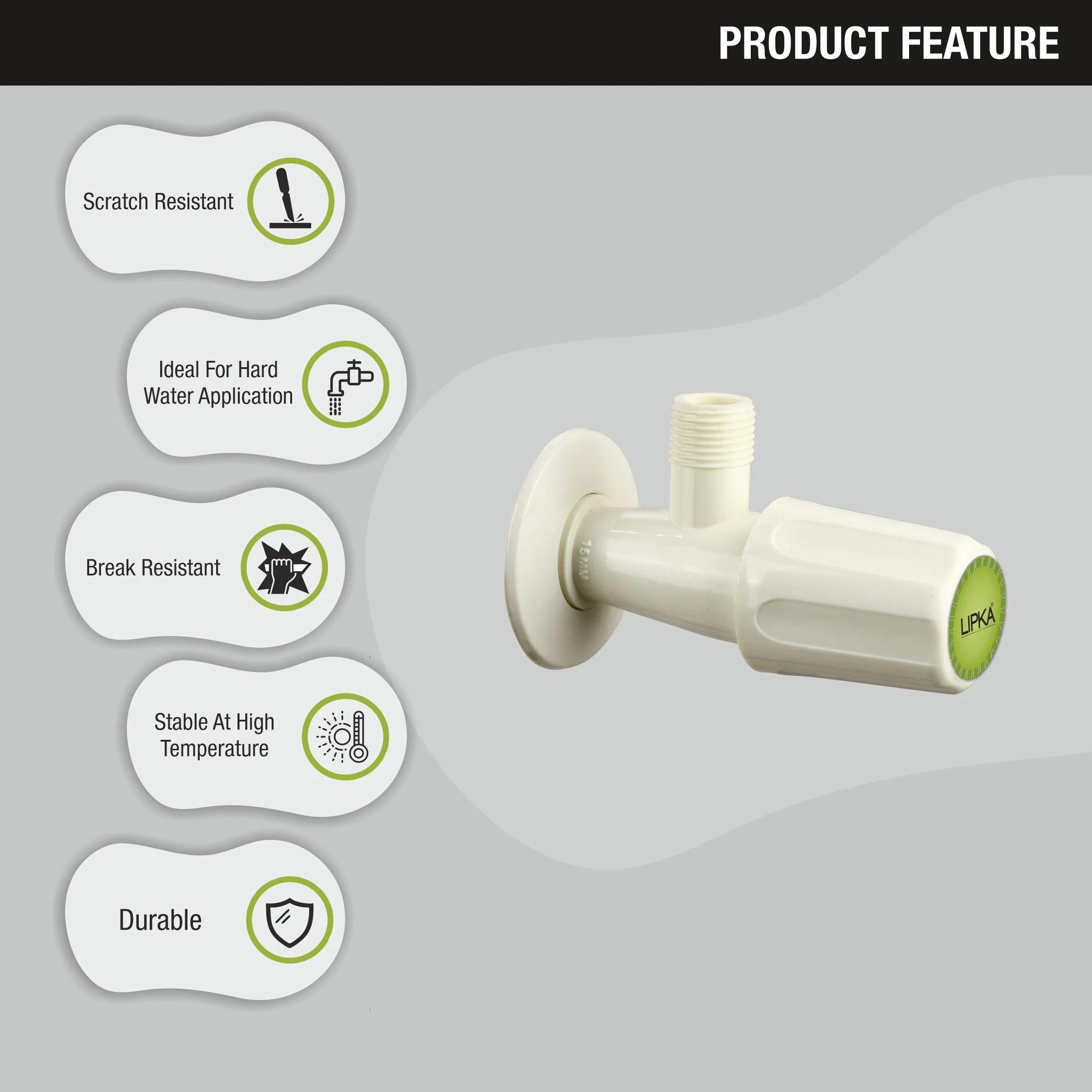 Royal Angle Valve PTMT Faucet - LIPKA - Image 5