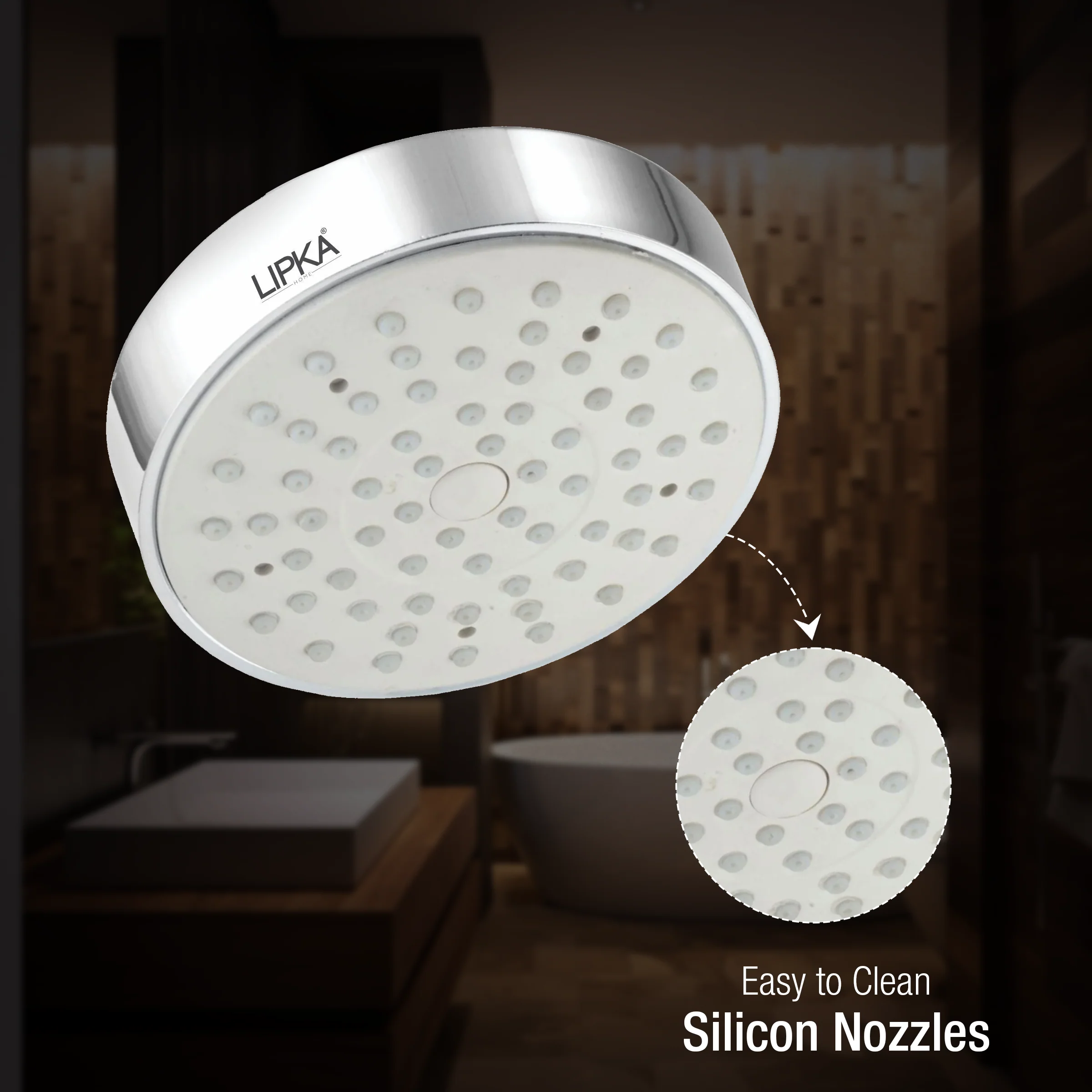 Shaan Overhead Shower (5 Inches) - LIPKA - Image 7