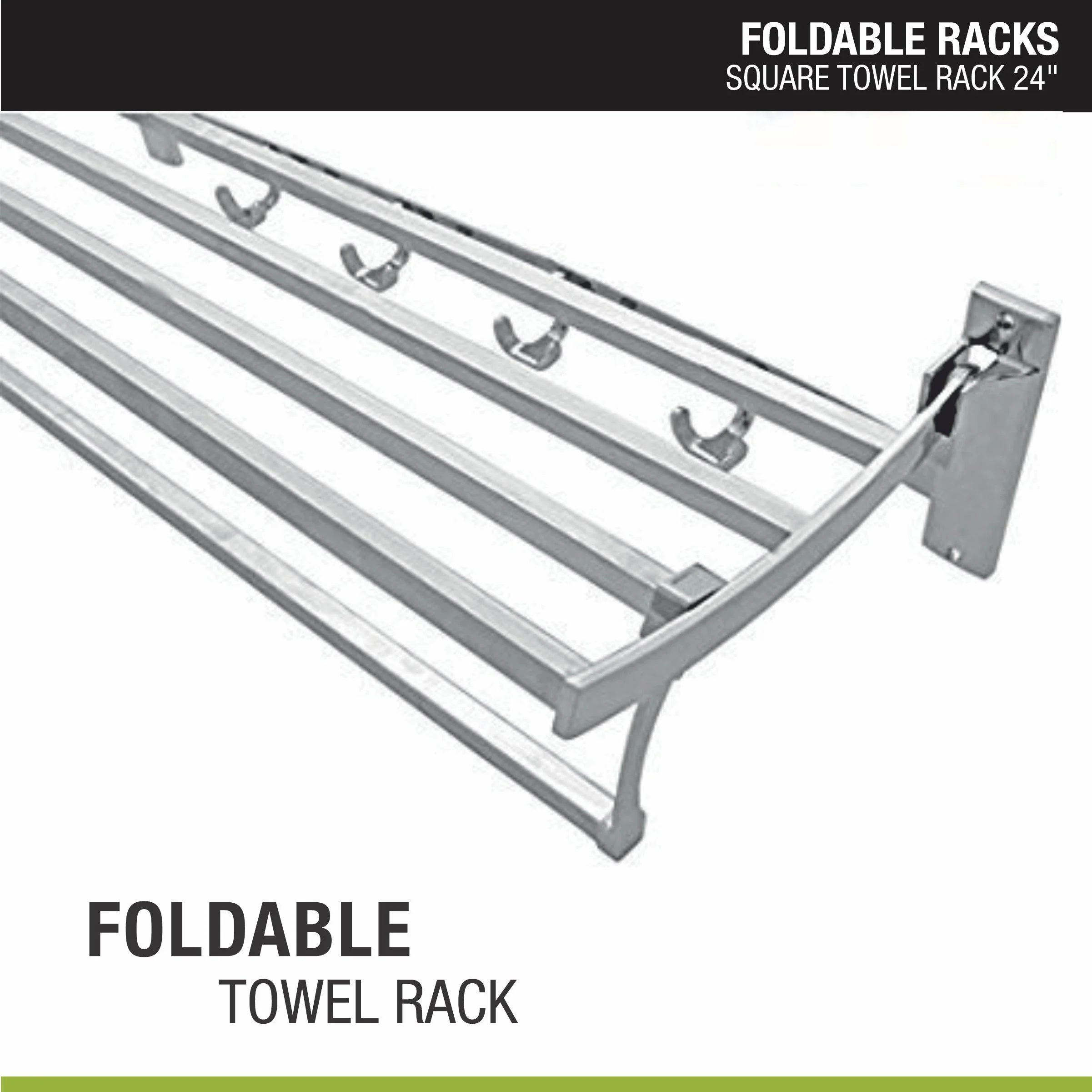 Square Foldable Rack (24 Inches) - LIPKA - Image 3