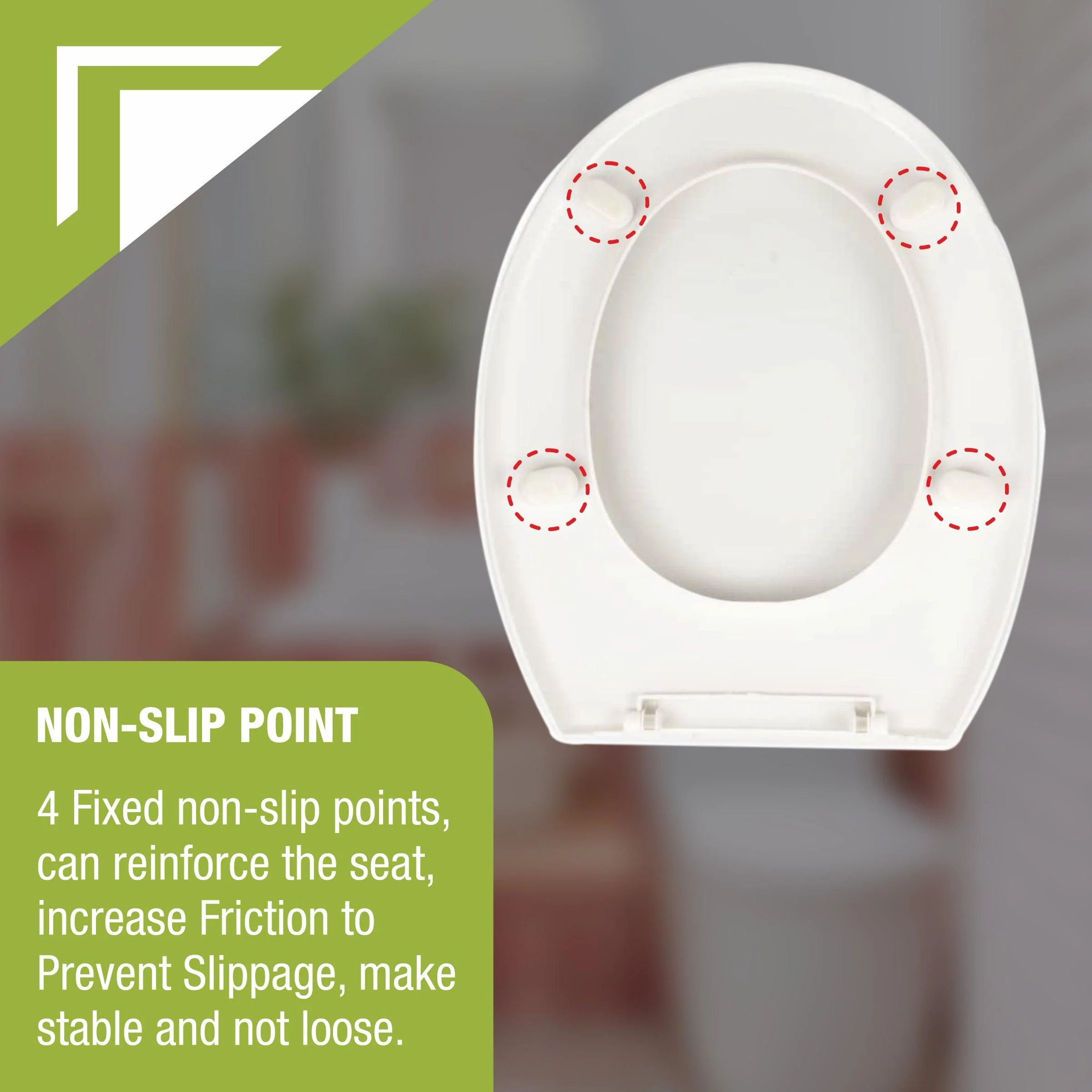 Oval Toilet Seat Cover PVC (White) |Commode not included| - LIPKA - Image 6