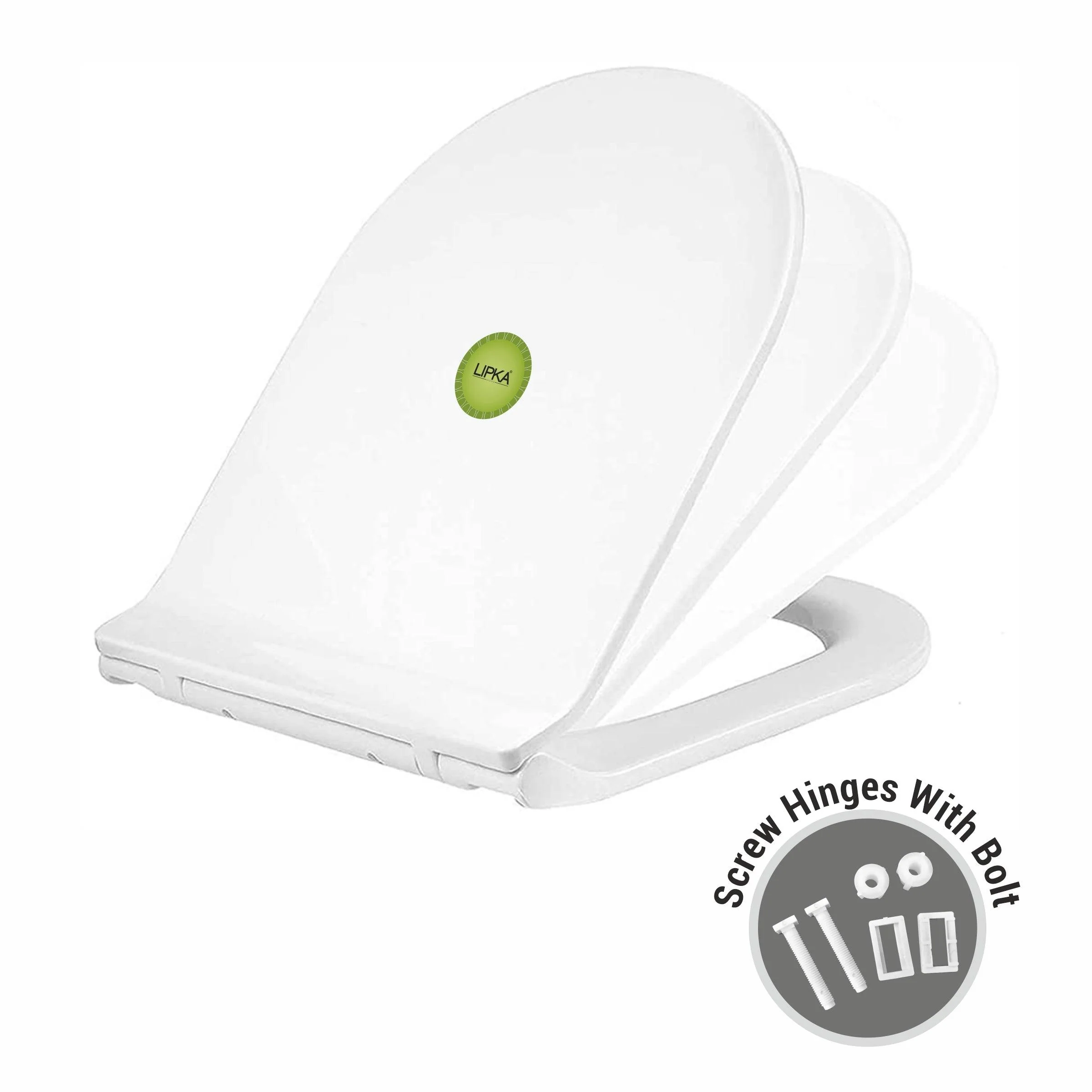 Oval Toilet Seat Cover PVC (Blue) |Commode not included| - LIPKA