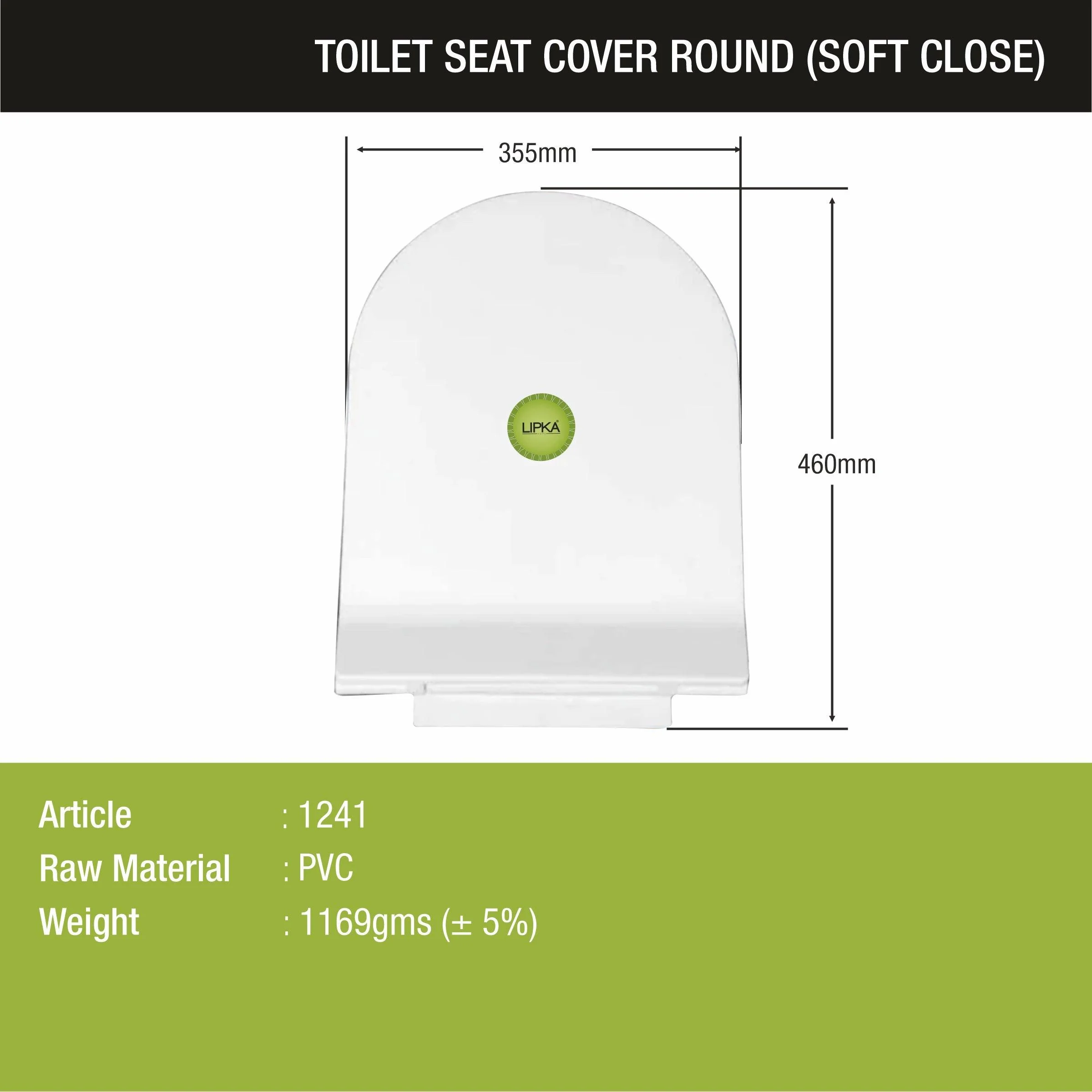 Oval Toilet Seat Cover PVC (Blue) |Commode not included| - LIPKA - Image 3