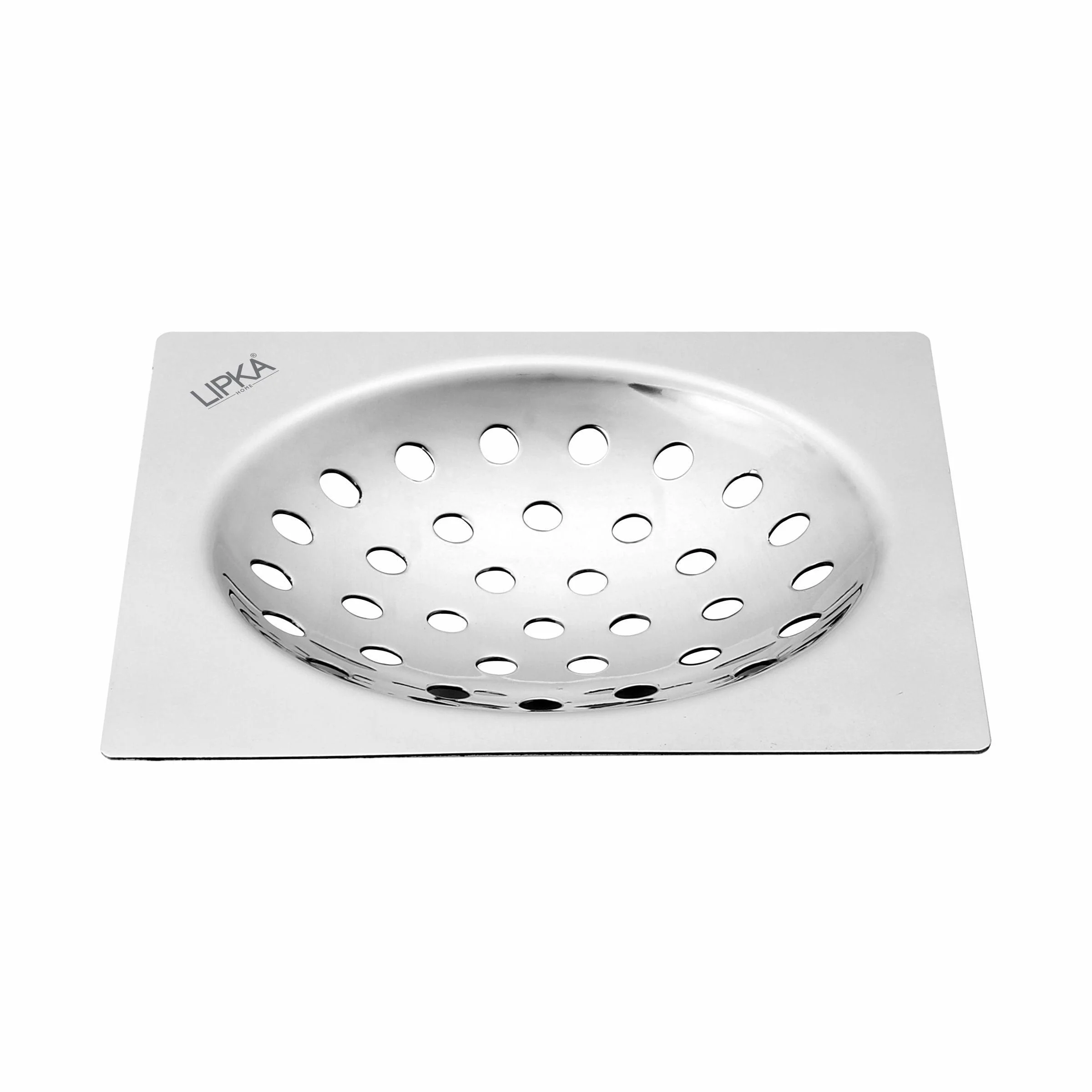 UNO Square Flat Cut Floor Drain (5 x 5 Inches) - LIPKA
