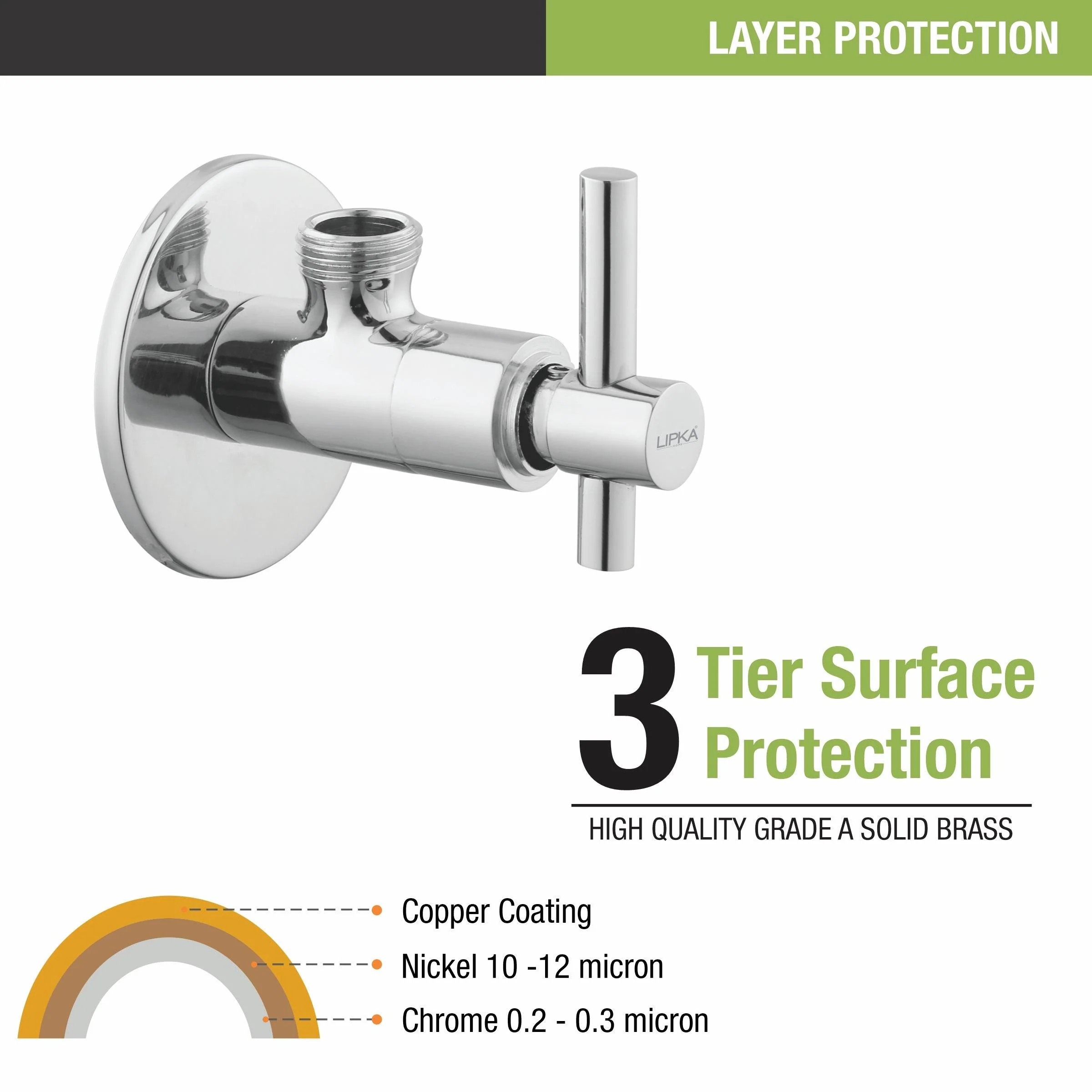 Vegas Angle Valve Faucet - LIPKA - Image 3