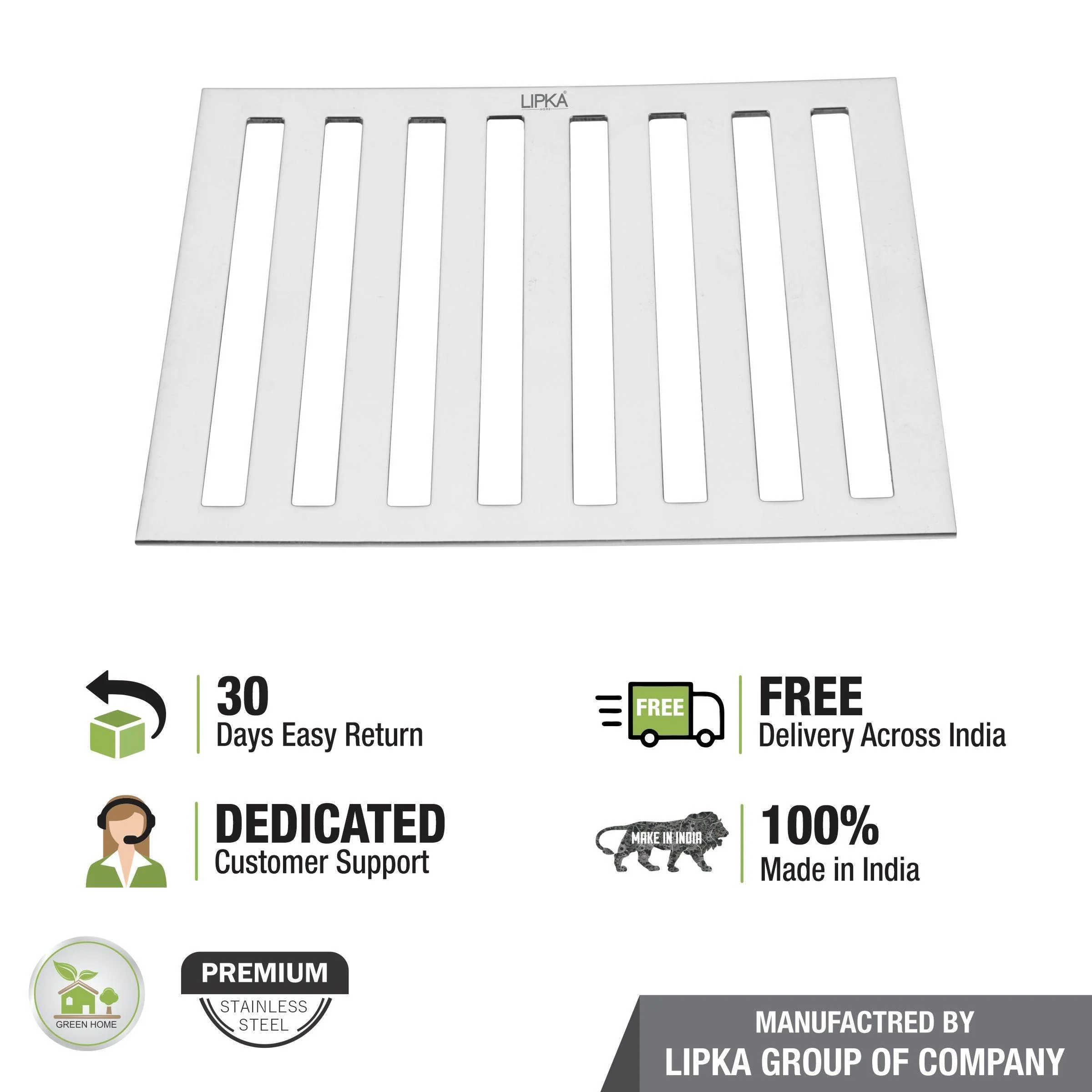 Vertical Grating Top (10 x 10 inches) - LIPKA - Image 4