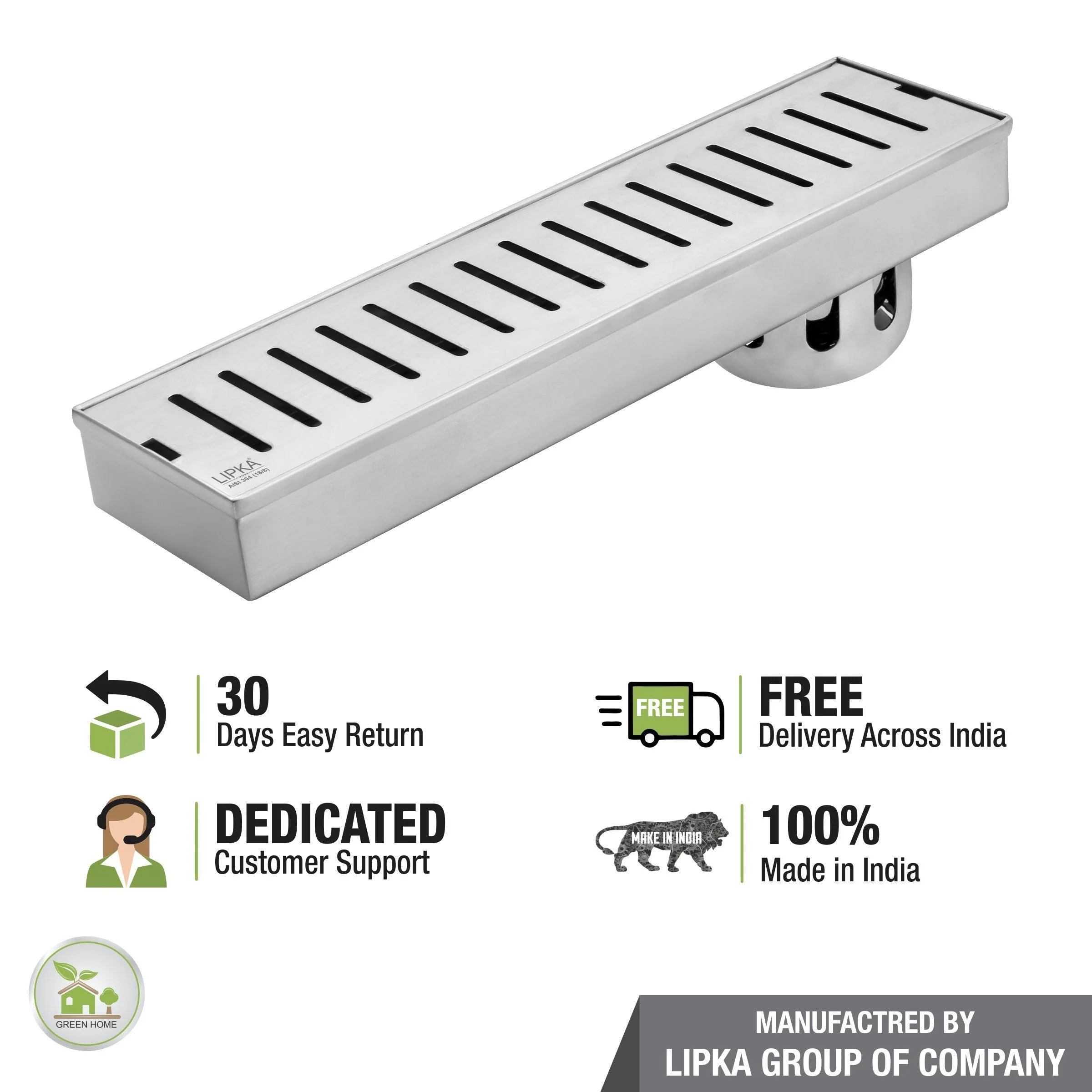 Vertical Shower Drain Channel (24 x 3 Inches) - LIPKA - Image 6