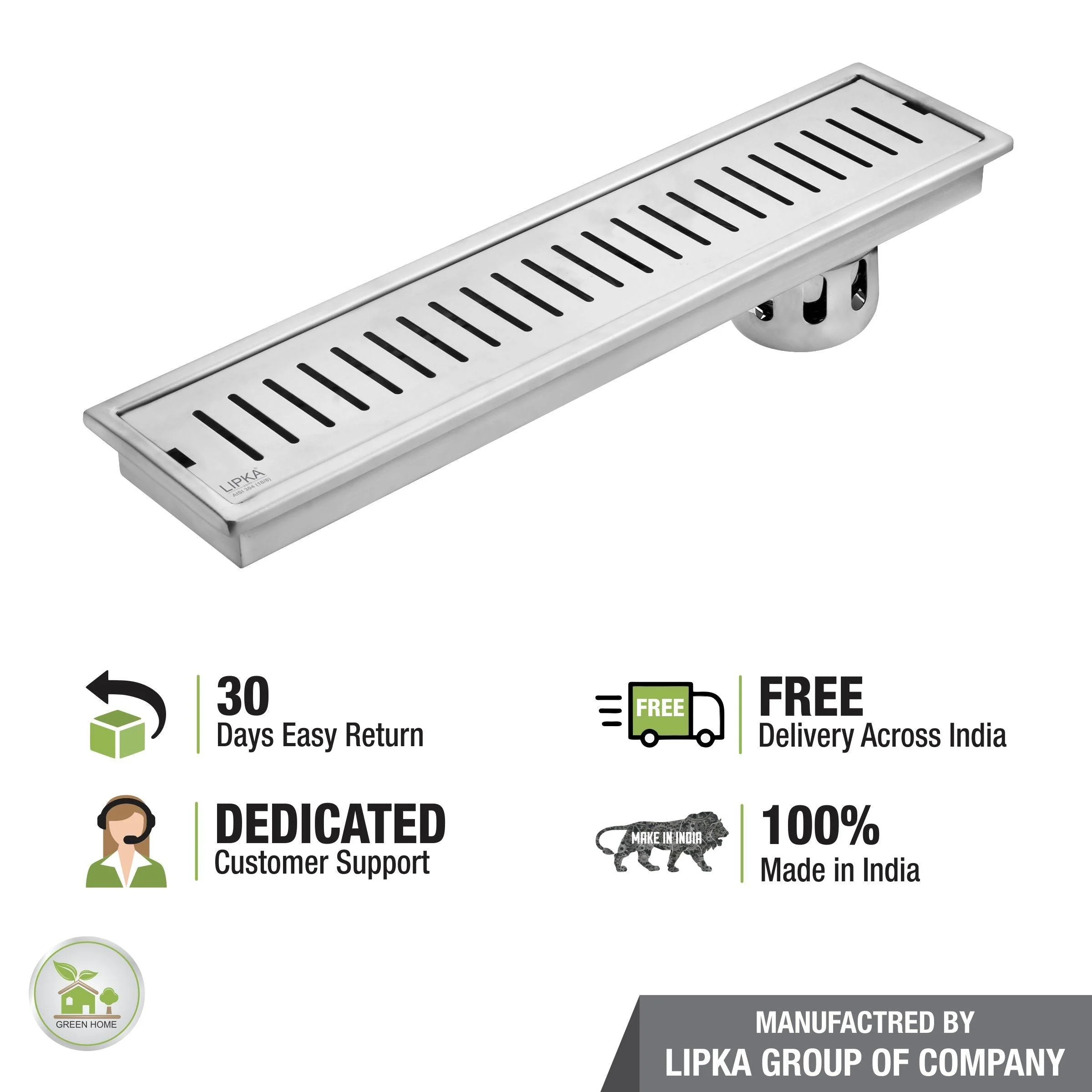Vertical Shower Drain Channel (24 x 5 Inches) - LIPKA - Image 6