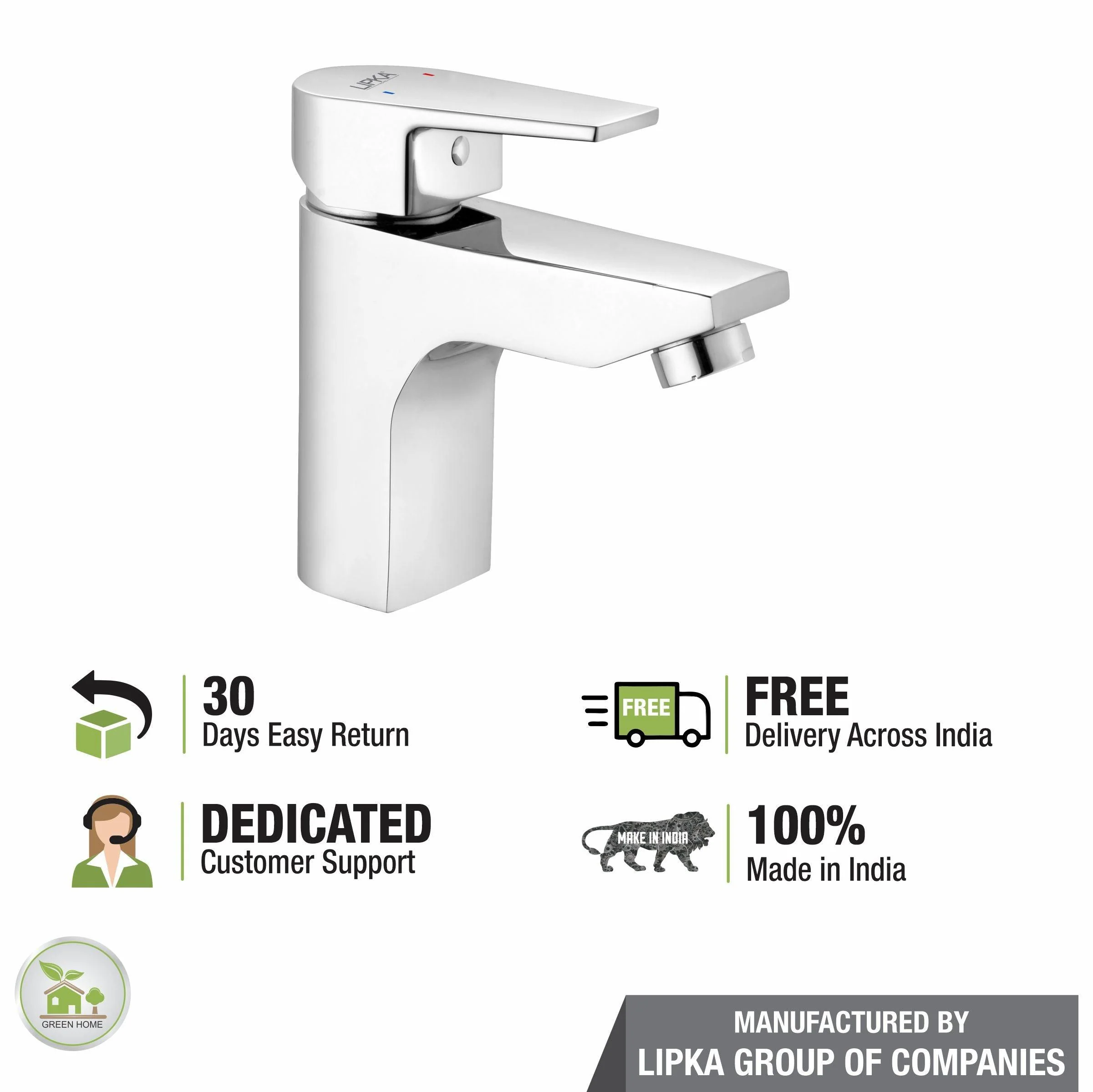 Victory Single Lever Basin Mixer Faucet - LIPKA - Image 7
