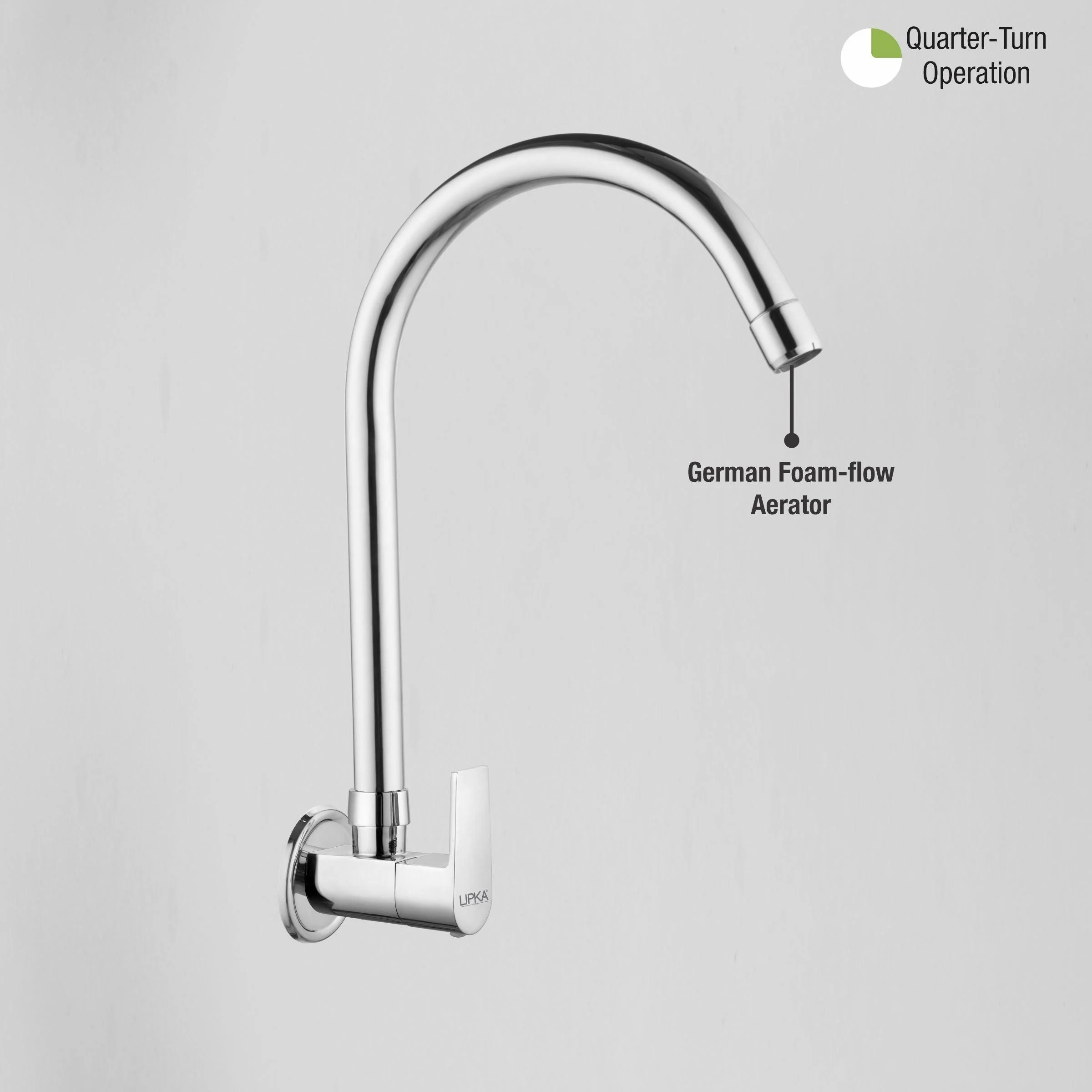 Victory Sink Tap Brass Faucet with Round Swivel Spout (20 Inches) - LIPKA - Image 5