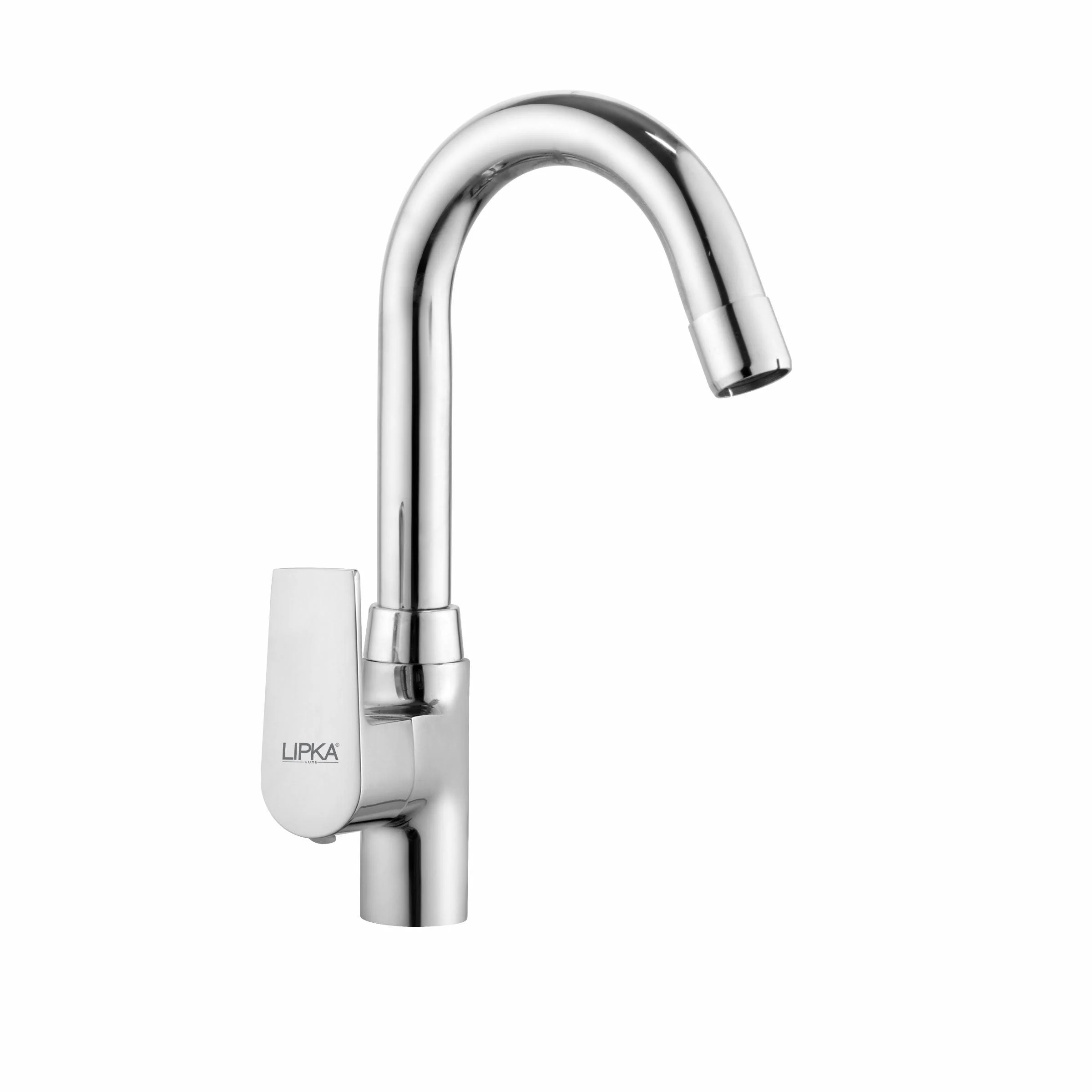 Victory Swan Neck Brass Faucet with Round Swivel Spout (12 Inches) - LIPKA