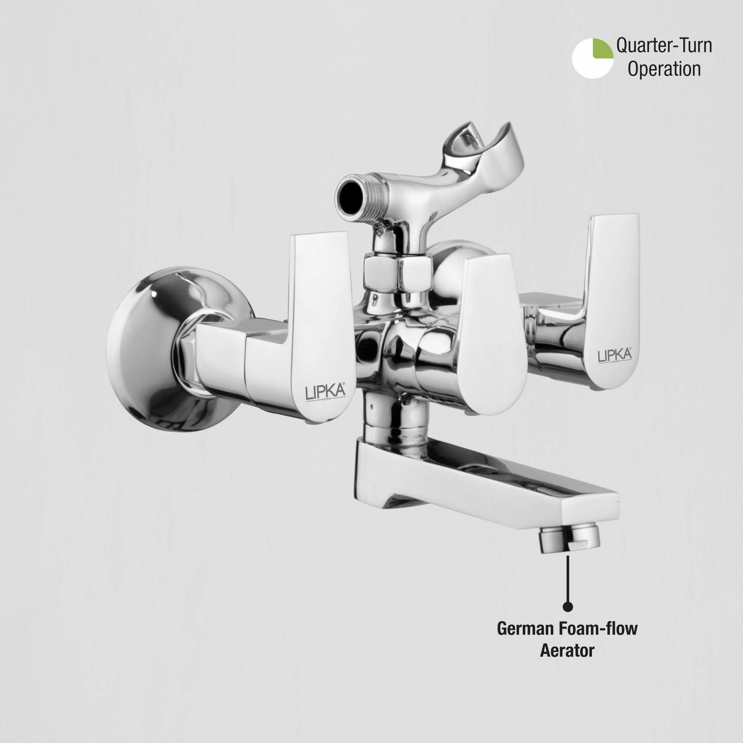 Victory Telephonic Wall Mixer Brass Faucet - LIPKA - Image 5