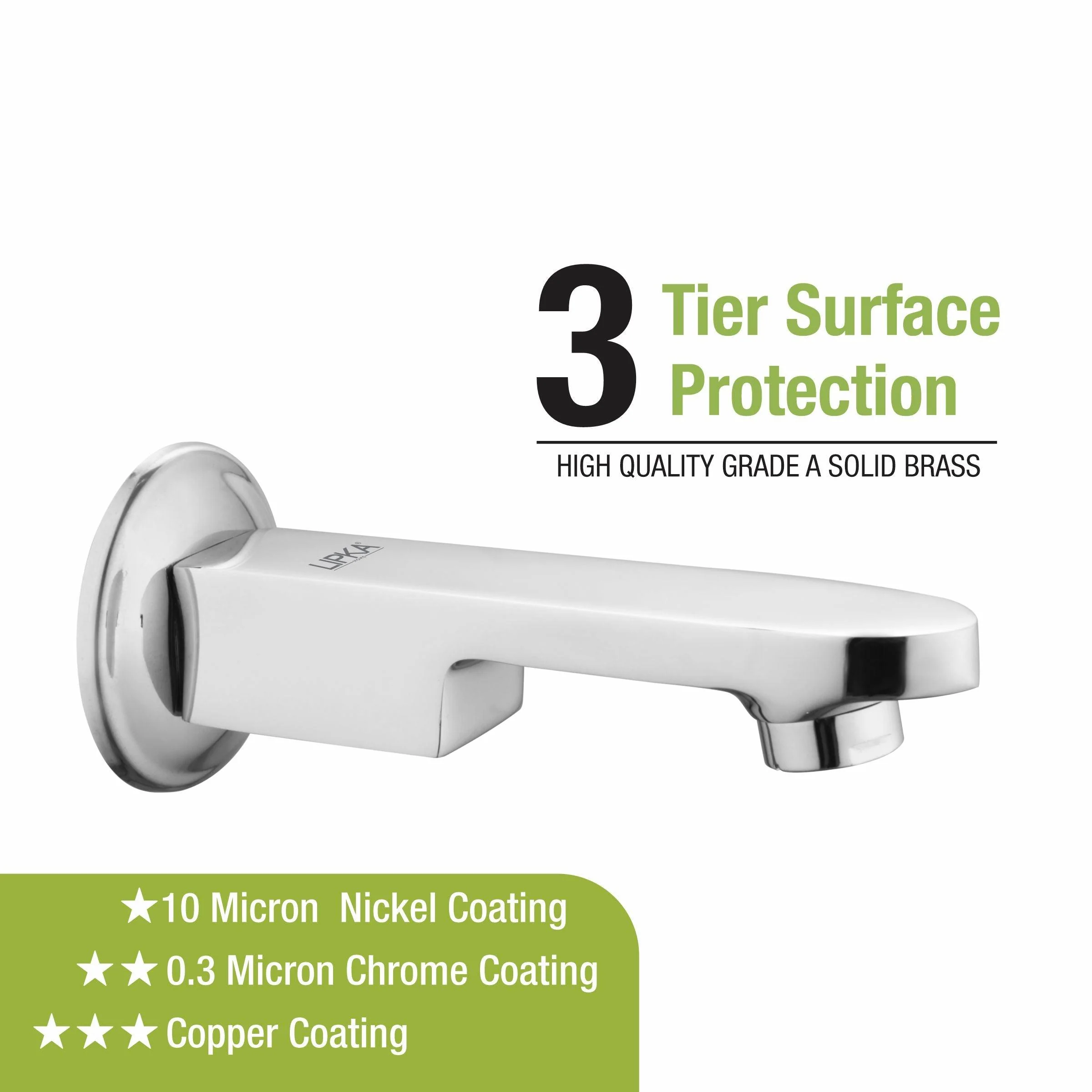 Virgo Bathtub Spout Brass Faucet- LIPKA - Image 3