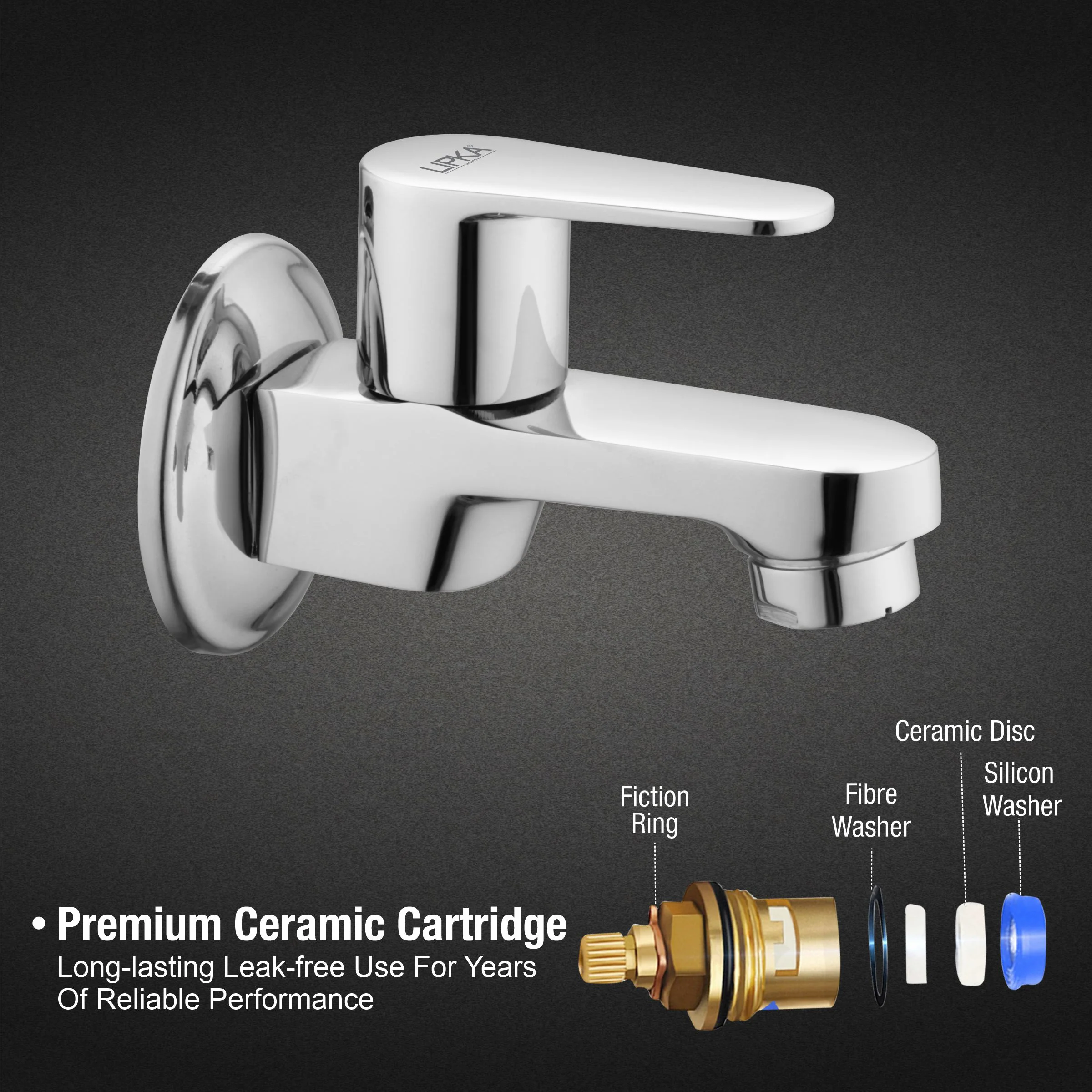 Virgo Bib Tap Brass Faucet - LIPKA - Image 3