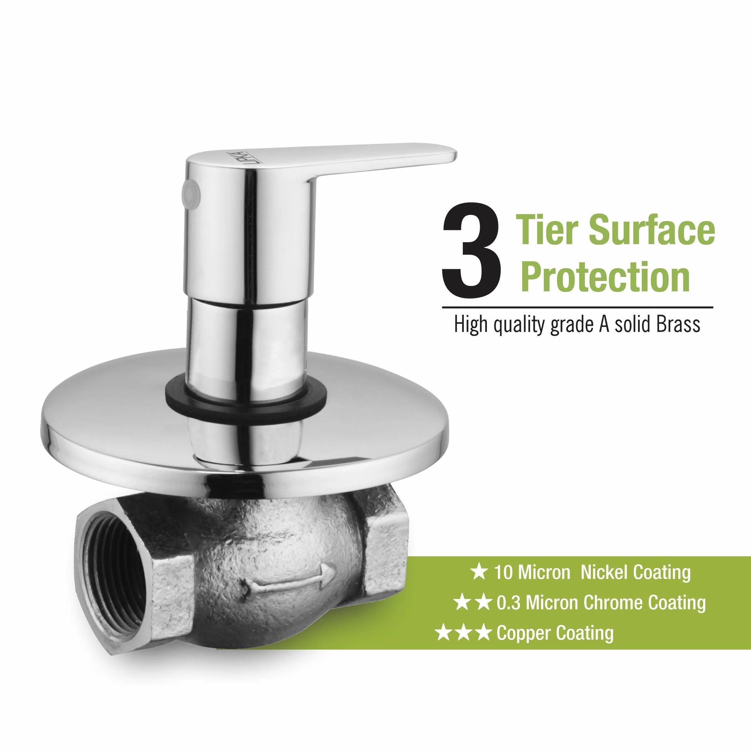 Virgo Flush Cock 25mm Brass Faucet - LIPKA - Image 4