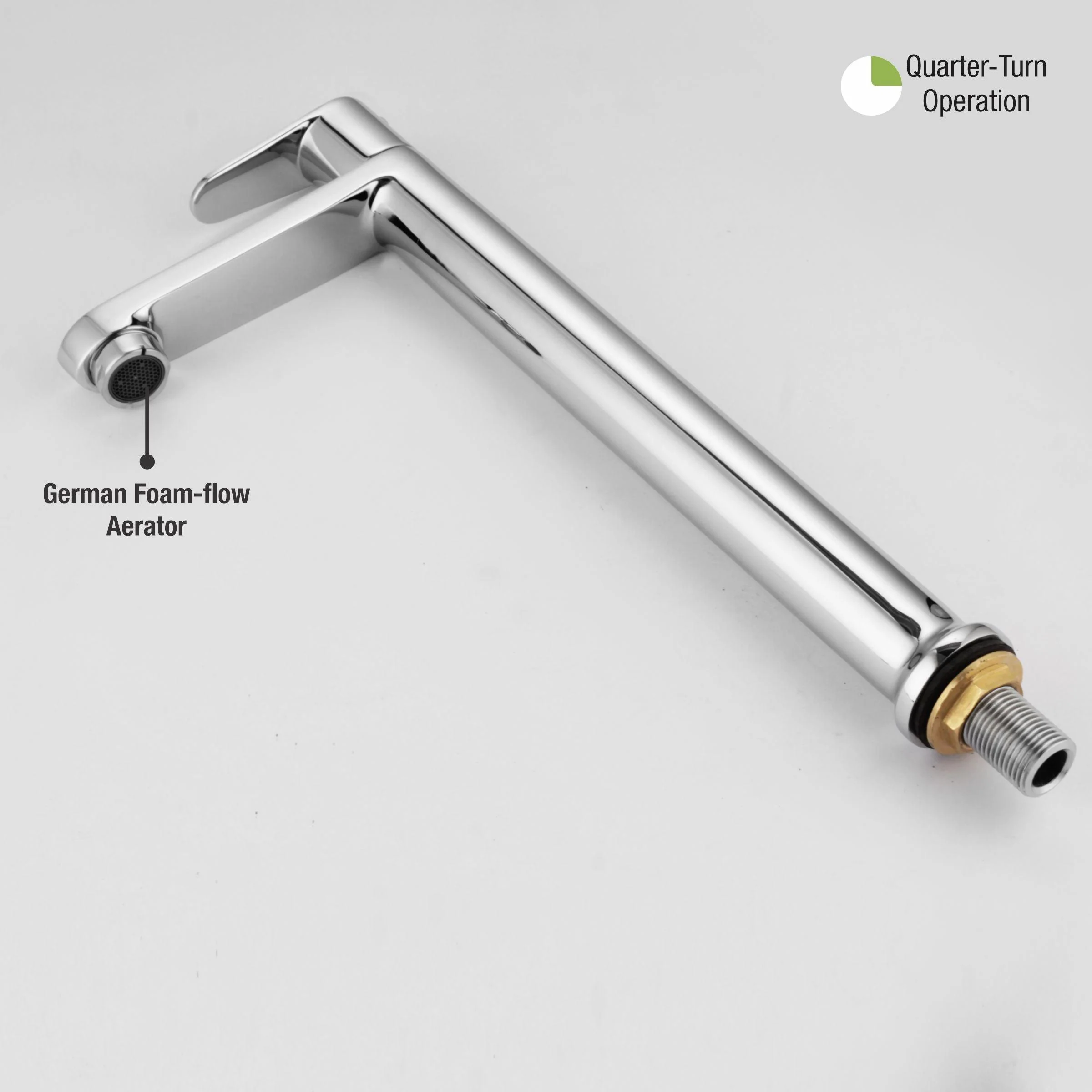 Virgo Pillar Tap Tall Body Brass Faucet- LIPKA - Image 6