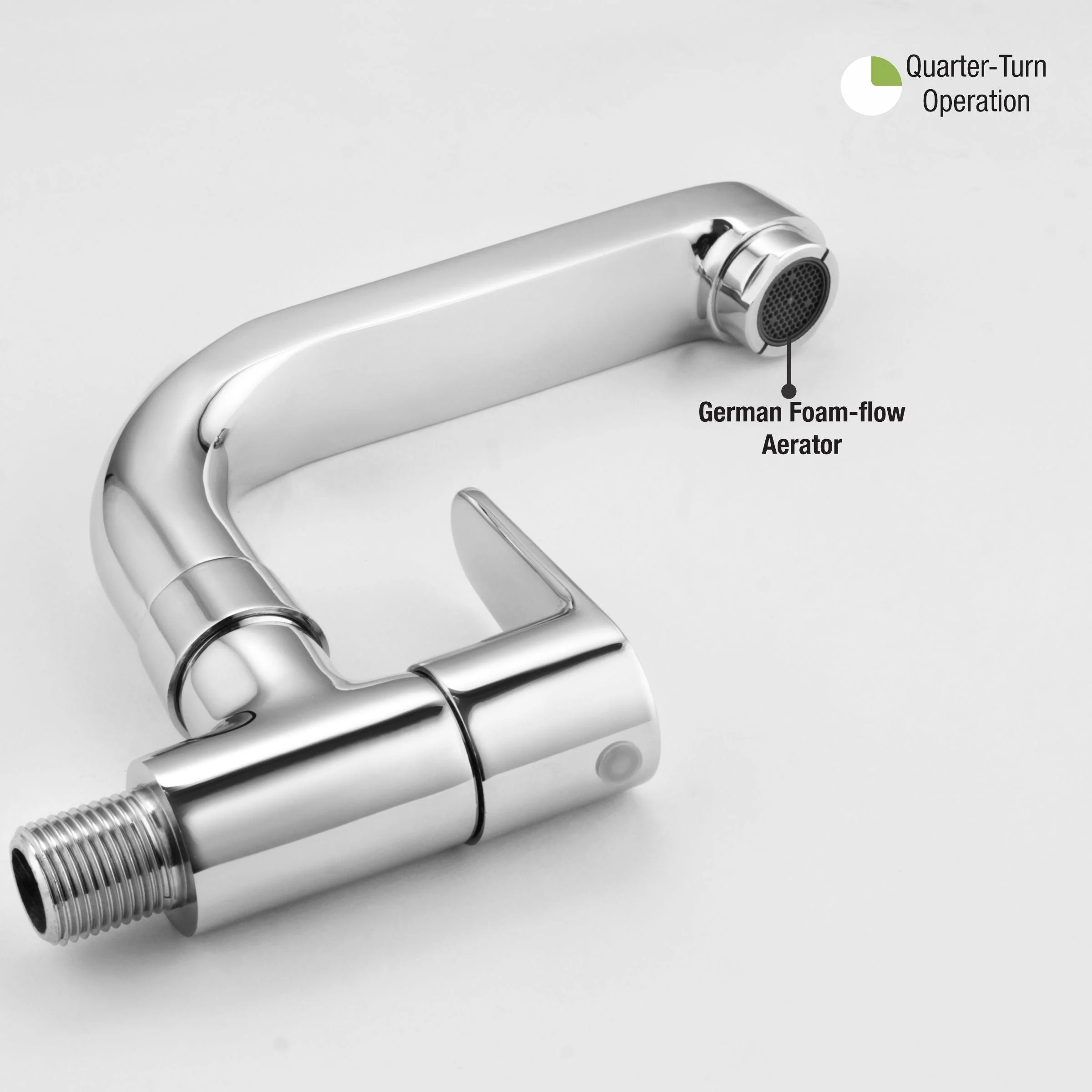 Virgo Sink Tap with Swivel Spout Brass Faucet - LIPKA - Image 5