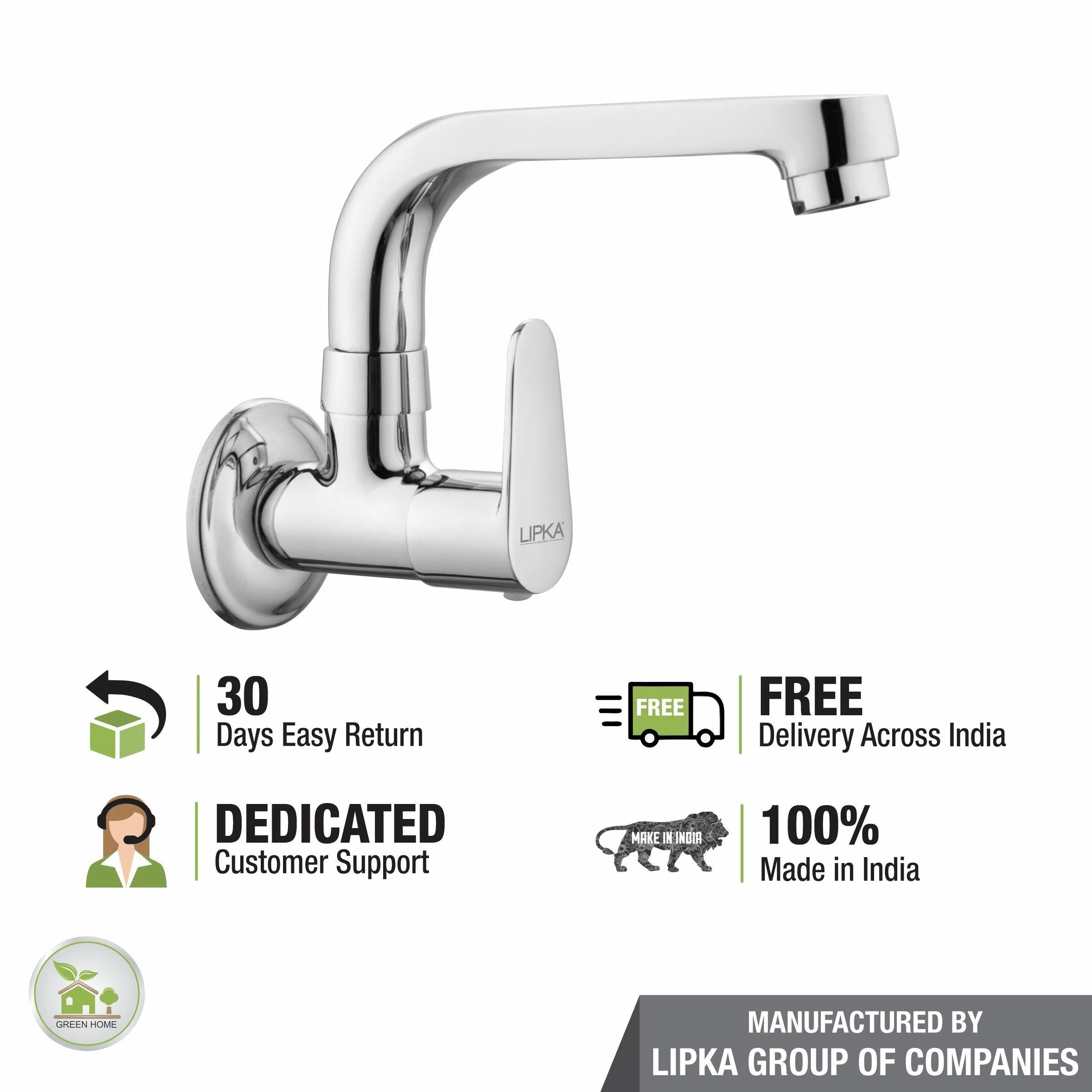 Virgo Sink Tap with Swivel Spout Brass Faucet - LIPKA - Image 6