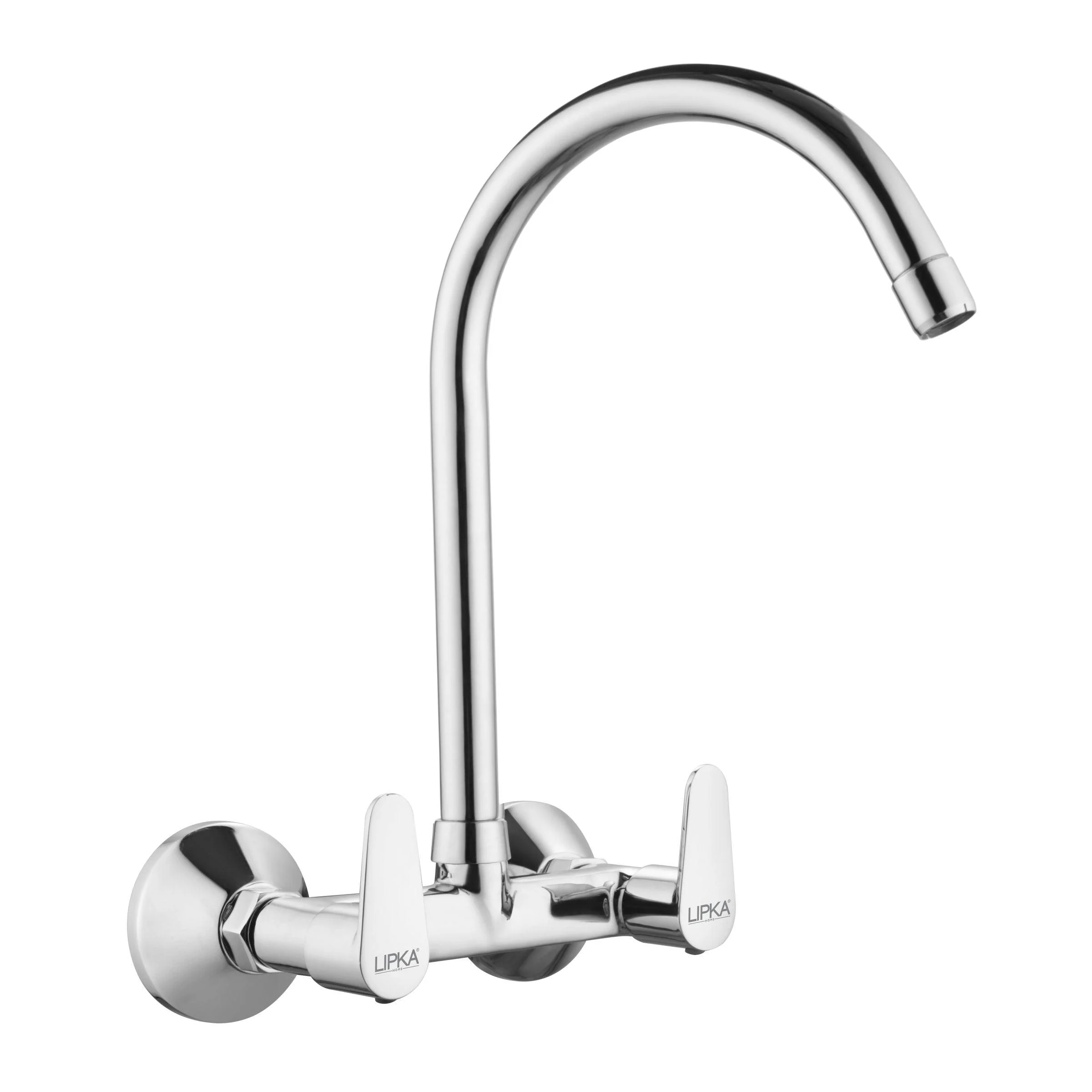 Virgo Sink Mixer Brass Faucet with Round Swivel Spout (20 Inches) - LIPKA