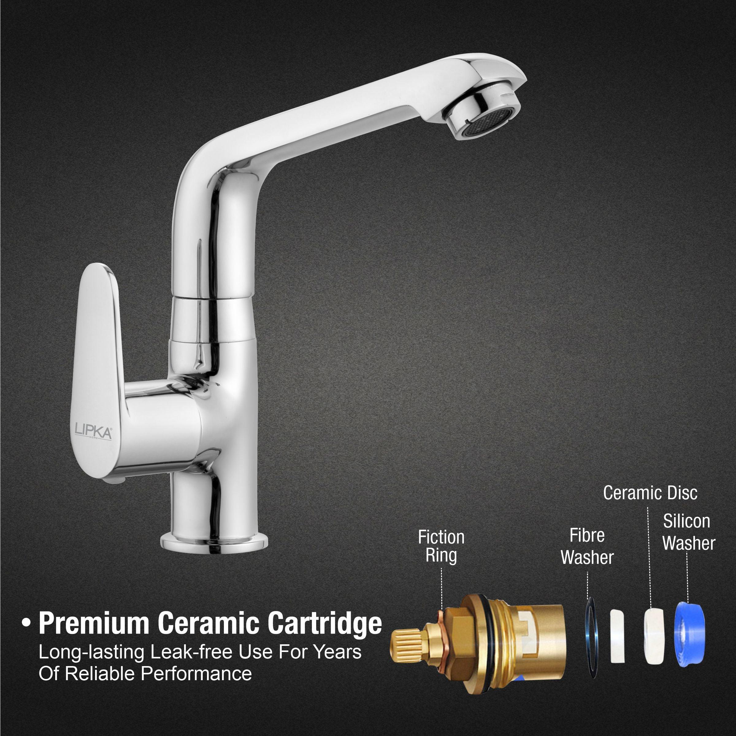 Virgo Swan Neck with Swivel Spout Faucet - LIPKA - Image 5
