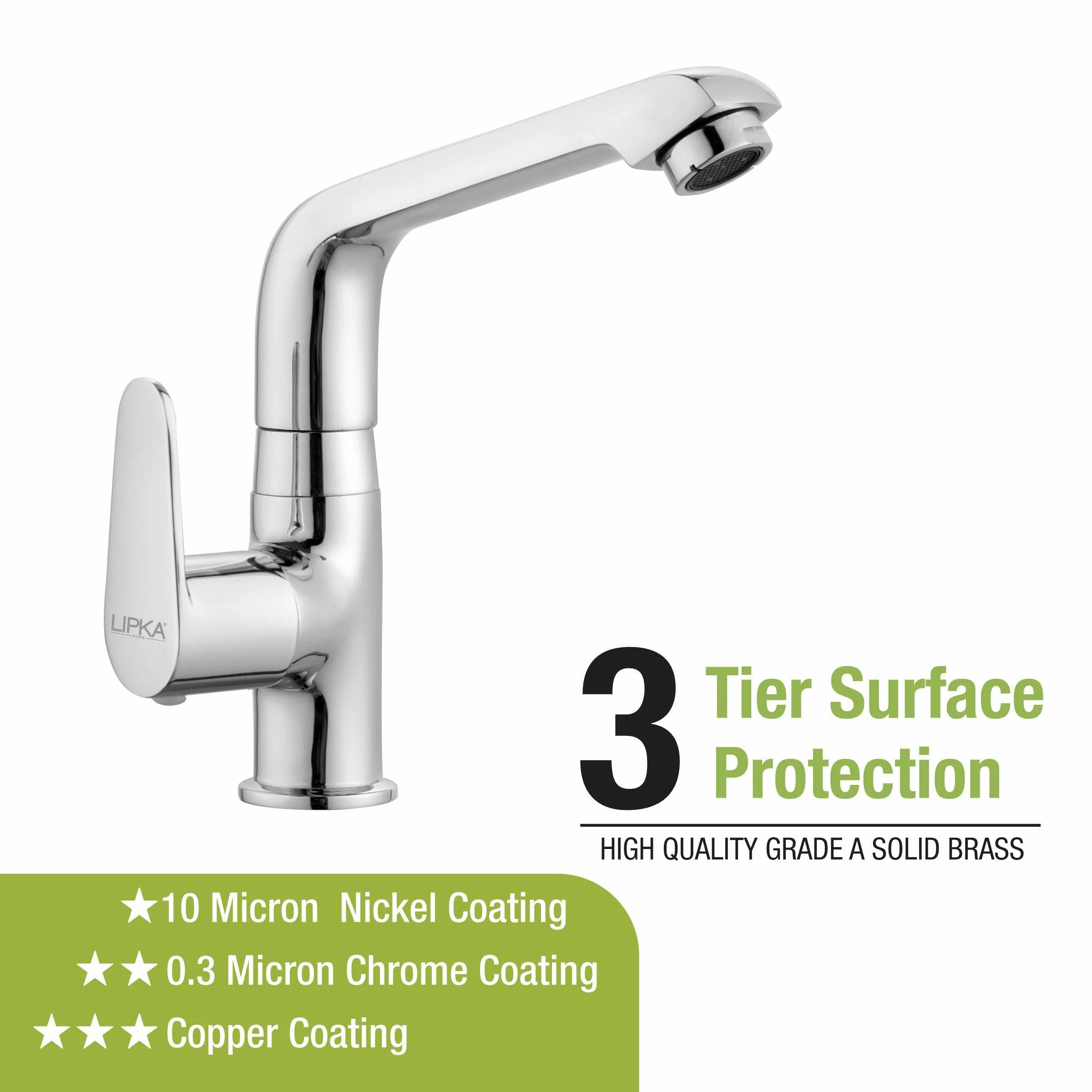 Virgo Swan Neck with Swivel Spout Faucet - LIPKA - Image 6