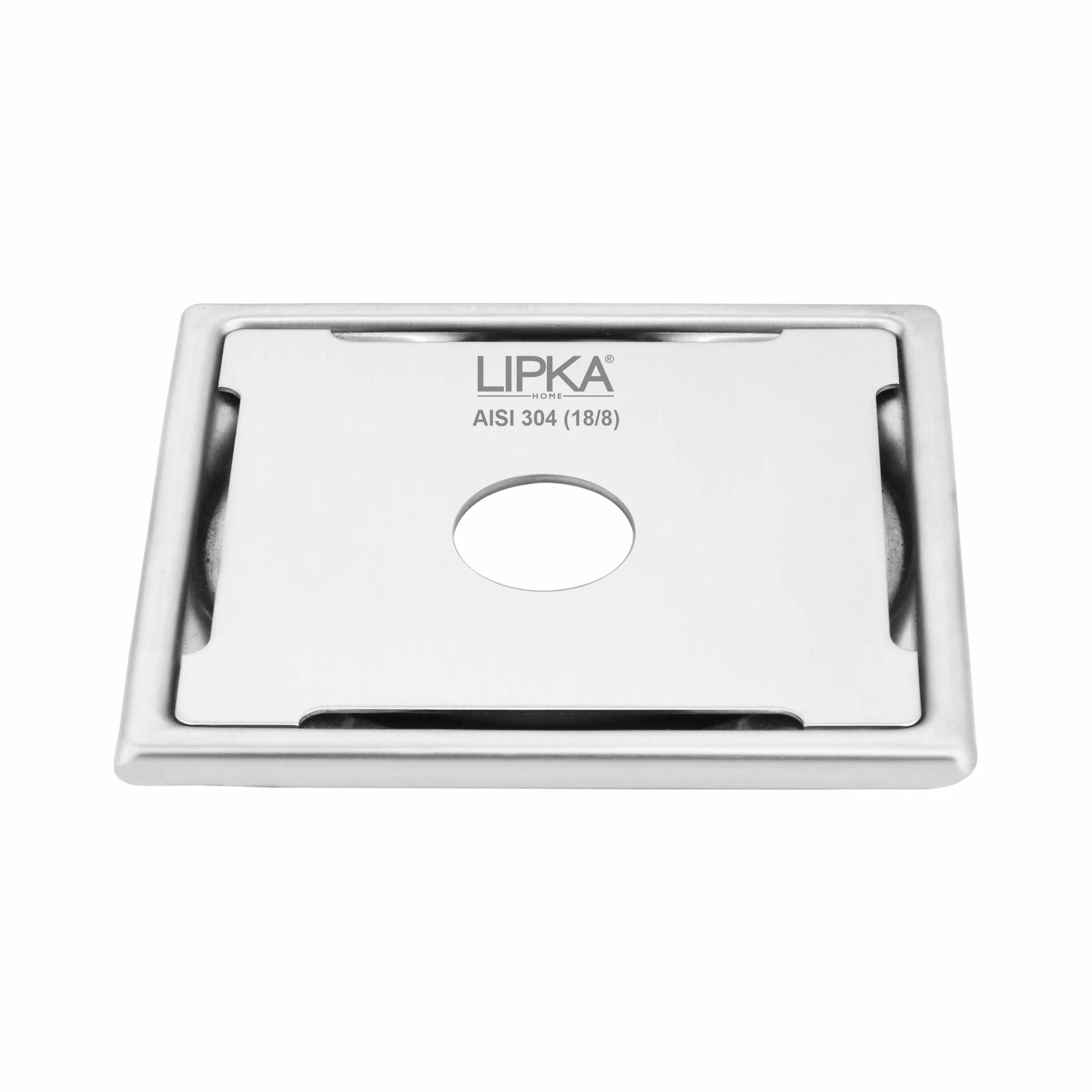 Yellow Exclusive Square Floor Drain (6 x 6 Inches) with Hole - LIPKA