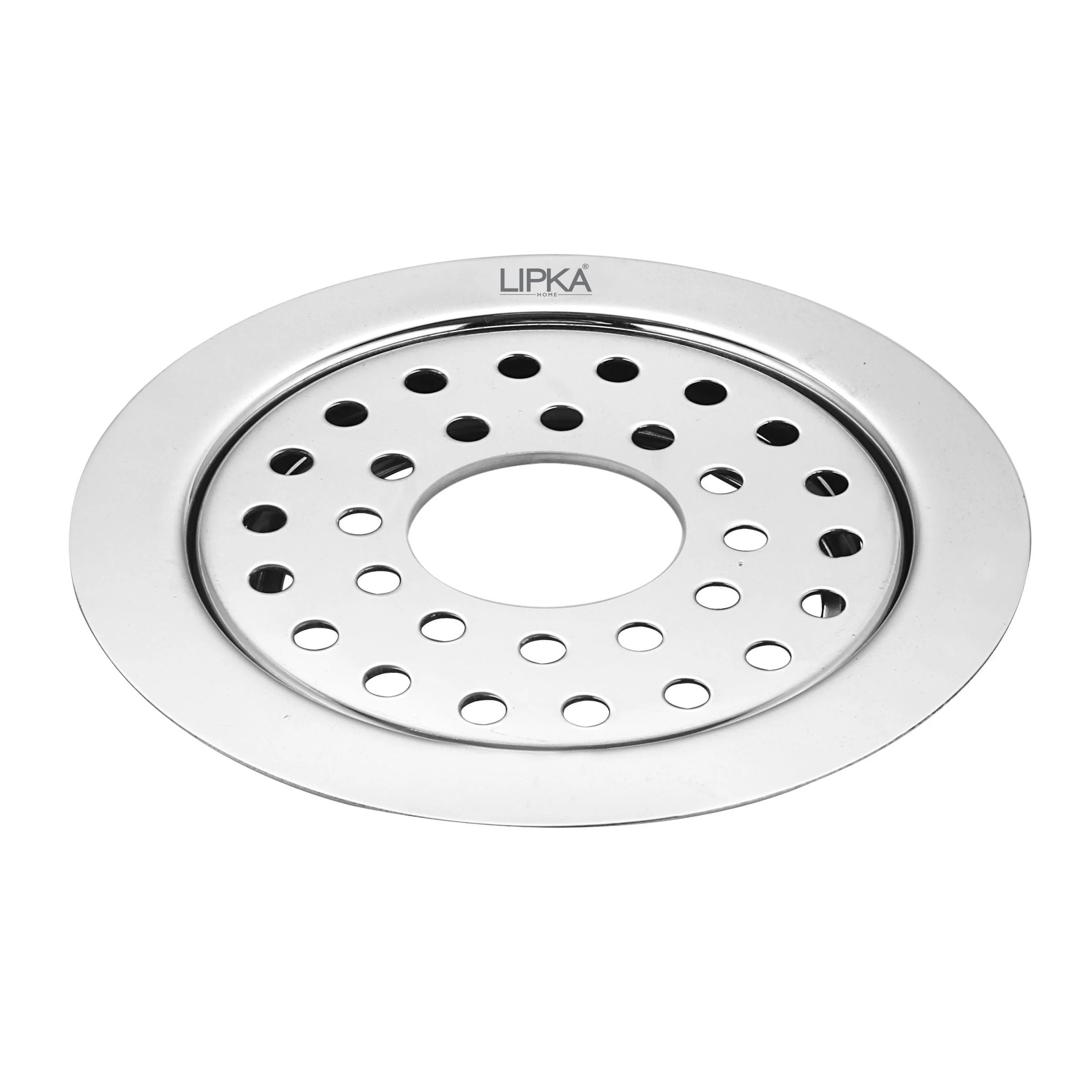 YU Round Floor Drain with Hole (5 inches) - LIPKA